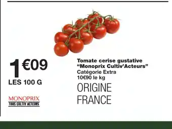 Monoprix Tomate cerise gustative offre