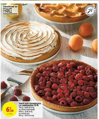 Intermarché Tarte Aux Framboises La Campanière offre