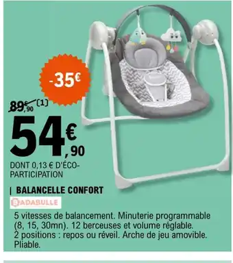 Balancelle Confort