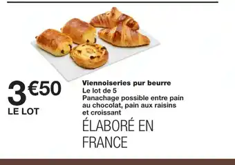 Monoprix Viennoiseries pur beurre offre