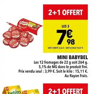 Supeco Mini Babybel offre