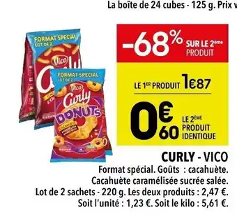 Supeco Curly Vico offre