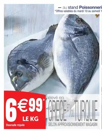 Cora x Carrefour Daurade royale offre