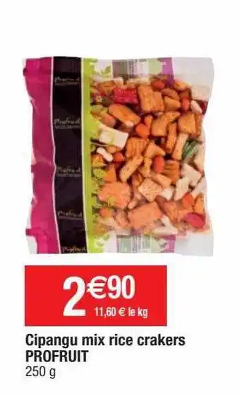 Cipangu mix rice crackers profuit