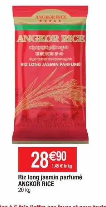 Cora x Carrefour Riz long jasmin parfumé angkor rice offre