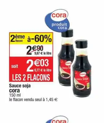Sauce soja cora
