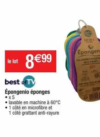 Cora x Carrefour Épongenio éponges best of tv offre