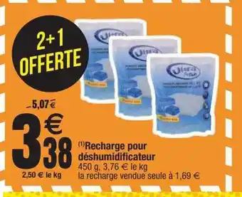 Recharge pour déshumidificateur ulera
