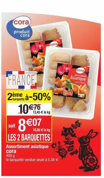 Cora x Carrefour Assortiment asiatique cora offre