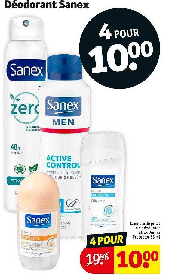 Promo Déodorant sanex chez Kruidvat