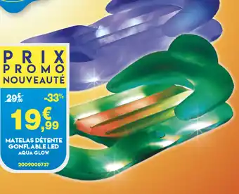 Maxi Bazar Matelas Détente Gonflable Led offre