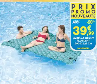 Maxi Bazar Matelas Géant Flottant offre