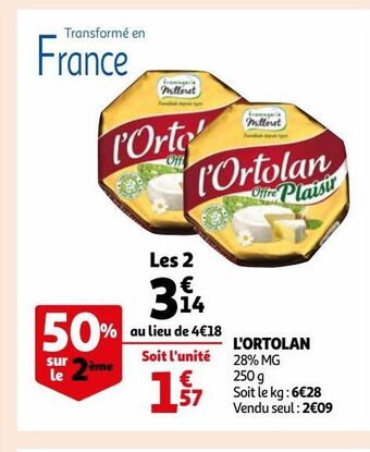 Auchan Supermarché L'ortolan offre