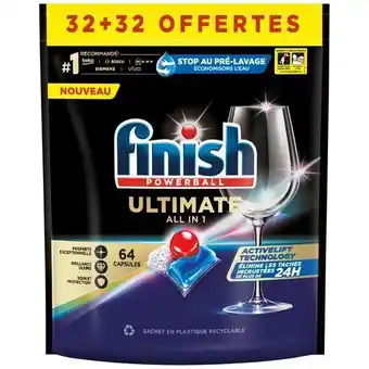 Auchan Supermarché Capsule lave vaisselle finish(1) offre