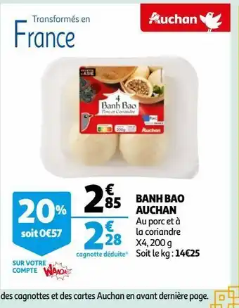 Auchan Supermarché Banh bao auchan offre