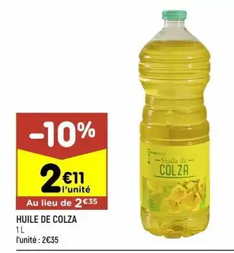 Leader Price Huile offre