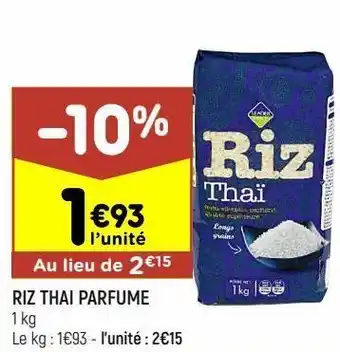Leader Price Riz offre