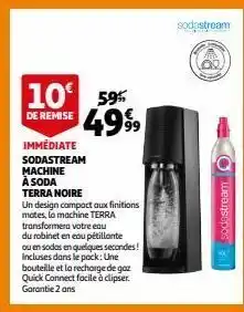 Sodastream machine à soda terra noire