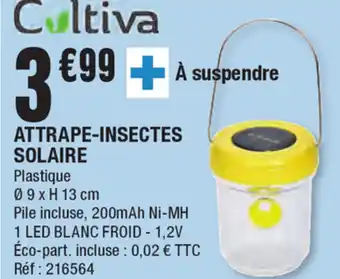 La Foir'Fouille Attrape-Insectes Solaire offre