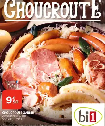 Bi1 Choucroute Garnie offre