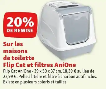 Sur Les Maisons de Toilette Flip Cat et Filtres AniOne