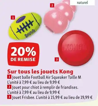 Maxi Zoo Sur Tous Les Jouets Kong offre