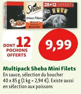 Maxi Zoo Multipack Sheba Mini Filets offre