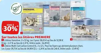Maxi Zoo Sur Toutes Les Litières Premiere offre