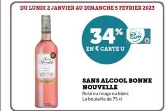 Sans Alcool Bonne nouvelle