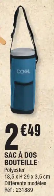 La Foir'Fouille Sac à dos bouteille offre