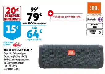 Auchan JBL Flip Essential 2 offre