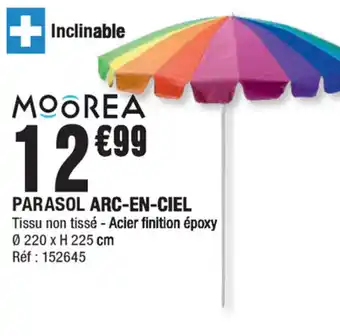 La Foir'Fouille Parasol arc-en-ciel offre