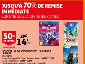 Auchan Le Jeu Guardians Of The Galaxy Sur PS4 offre