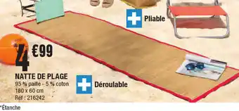 La Foir'Fouille Natte de plage offre