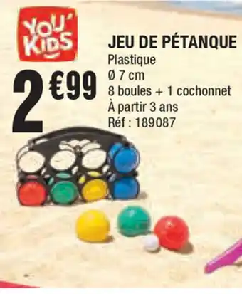 La Foir'Fouille Jeu de Pétanque offre