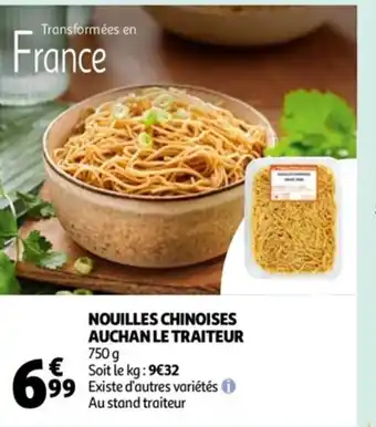 Auchan Nouilles Chinoise Auchan Le Traiteur offre
