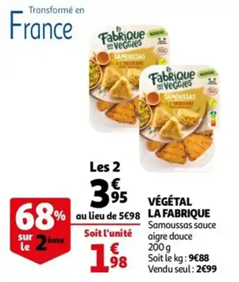 Auchan Végétal LA Fabrique offre