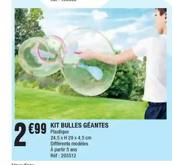 Kit bulles géantes
