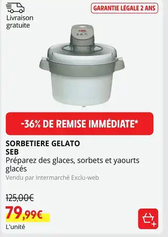 Sorbetiere Gelato Seb