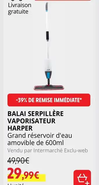 Balai serpillère vaporisateur Harper