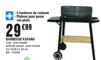 La Foir'Fouille Barbecue Katana offre
