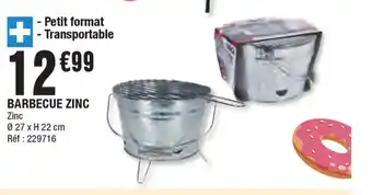 La Foir'Fouille Barbecue Zinc offre