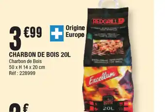 La Foir'Fouille Charbon De Bois 20L offre