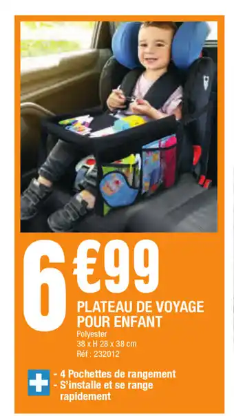 La Foir'Fouille Plateau De Voyage Pour Enfant offre