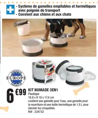 La Foir'Fouille Kit Nomade 3en1 offre