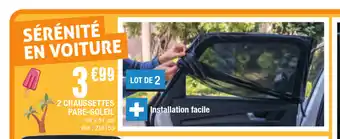 La Foir'Fouille 2 Chaussettes Pare-Soleil offre