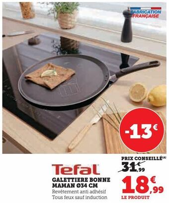 Super U Galettiere bonne maman ø34 cm offre