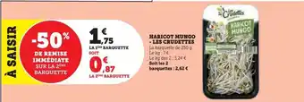 Super U Haricot mungo - les crudettes offre