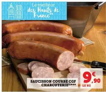 Super U Saucisson courbe cgf charcuterie offre
