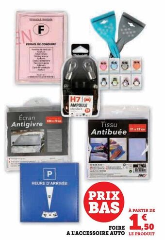 Super U Foire a l'accessoire auto offre